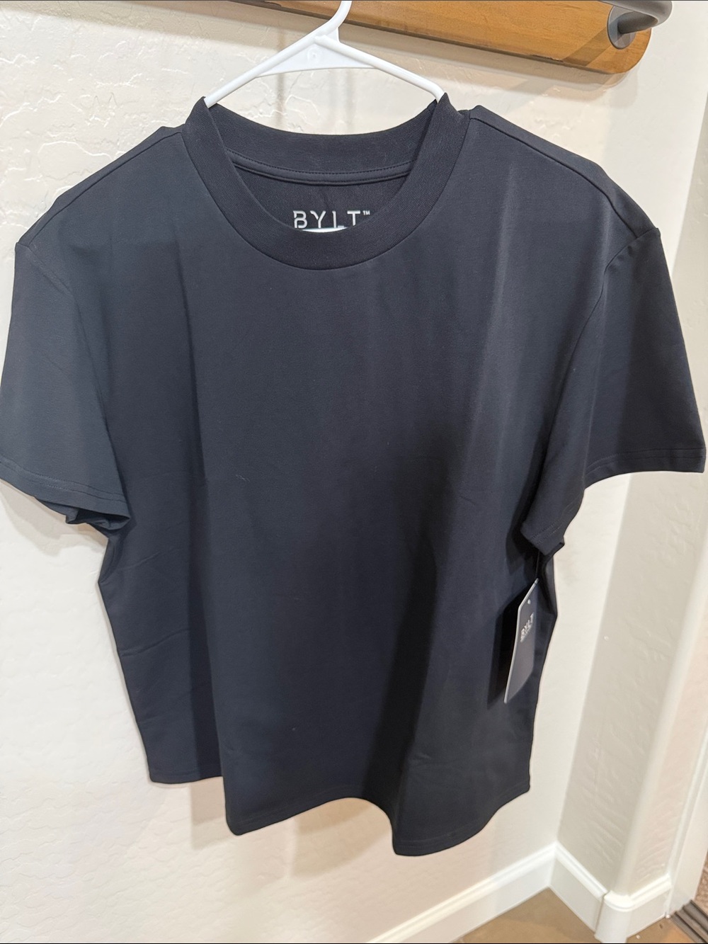 BYLT Basics Black Short Sleeve Crew Tee